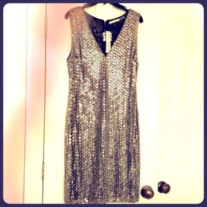 NWT Alice + Olivia chain link dress